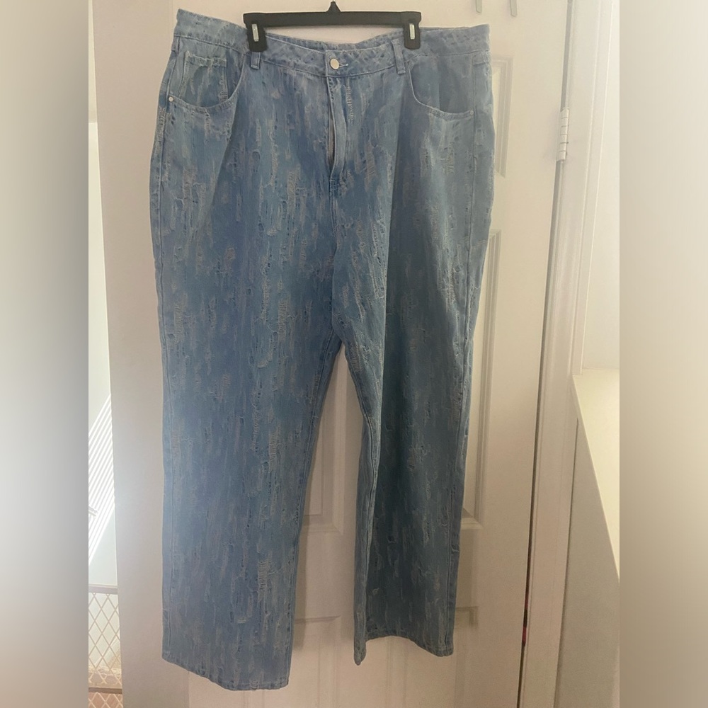 Fashion Nova distressed denim set - Picture 7 of 9